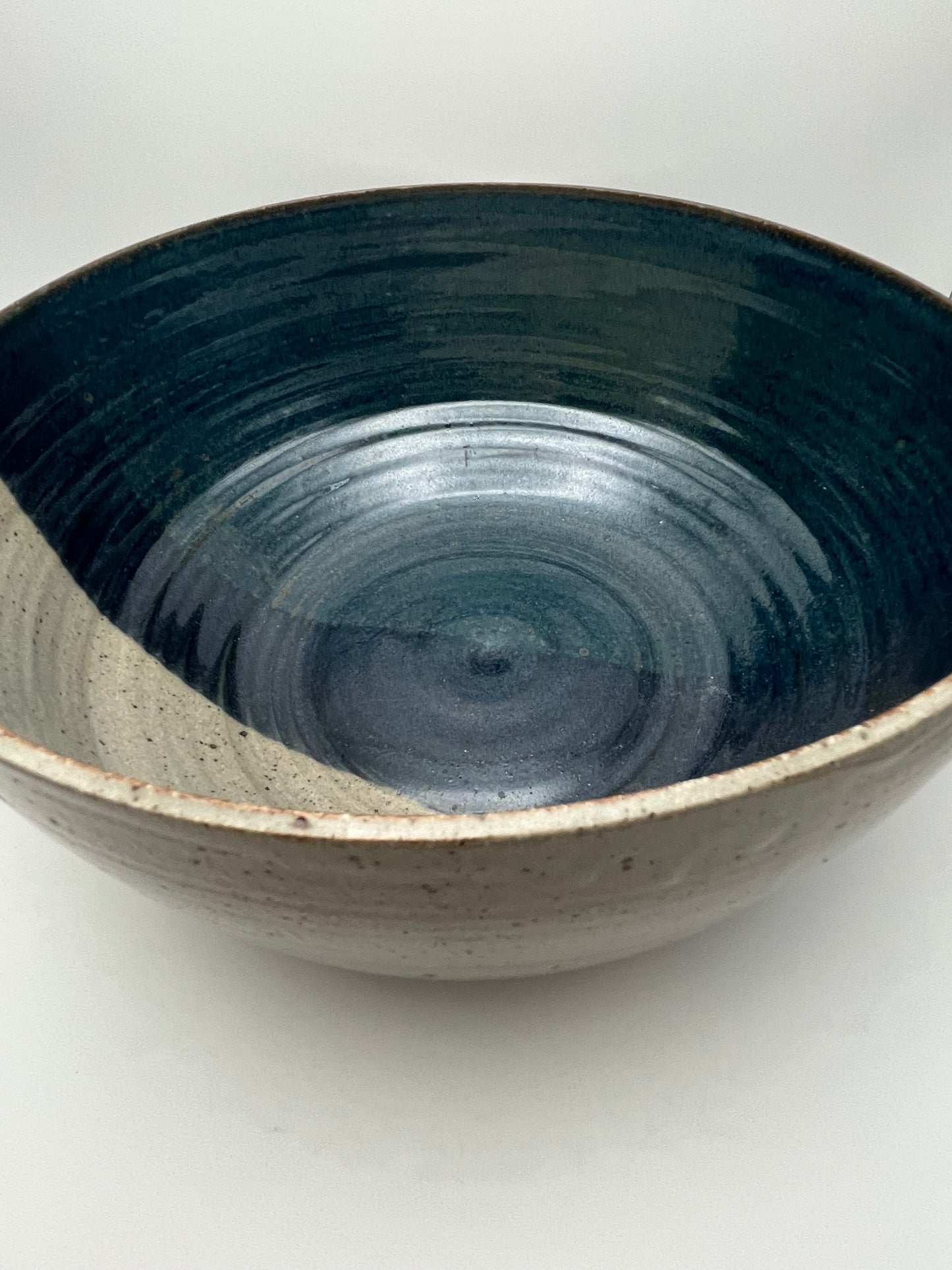 XL Blue & White Two Tone Bowl